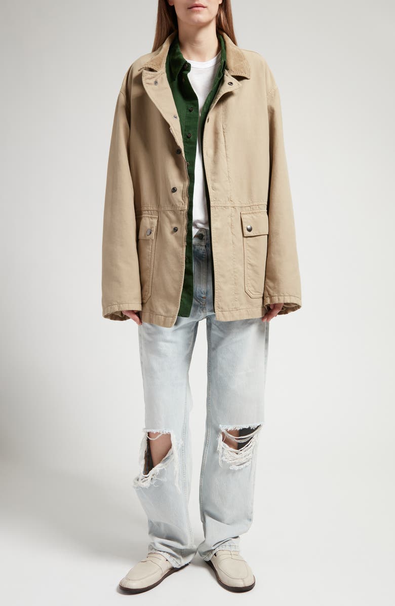 The Row Frank Cotton Twill Chore Jacket, Alternate, color,