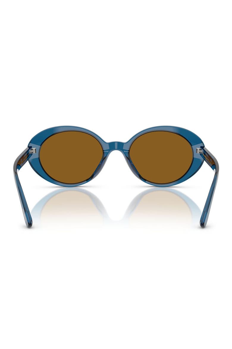 Lumar 51mm Oval Sunglasses, Alternate, color, TETSUKON BLUE / TRUE BROWN
