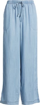 beachlunchlounge Isabeli Chambray Drawstring Pants