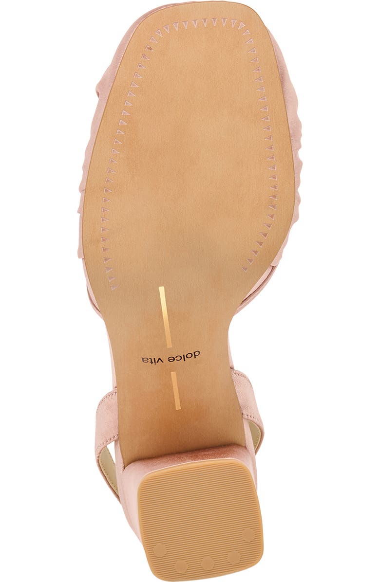 Dolce Vita Tisha Ankle Wrap Pump, Alternate, color, Light Blush Satin