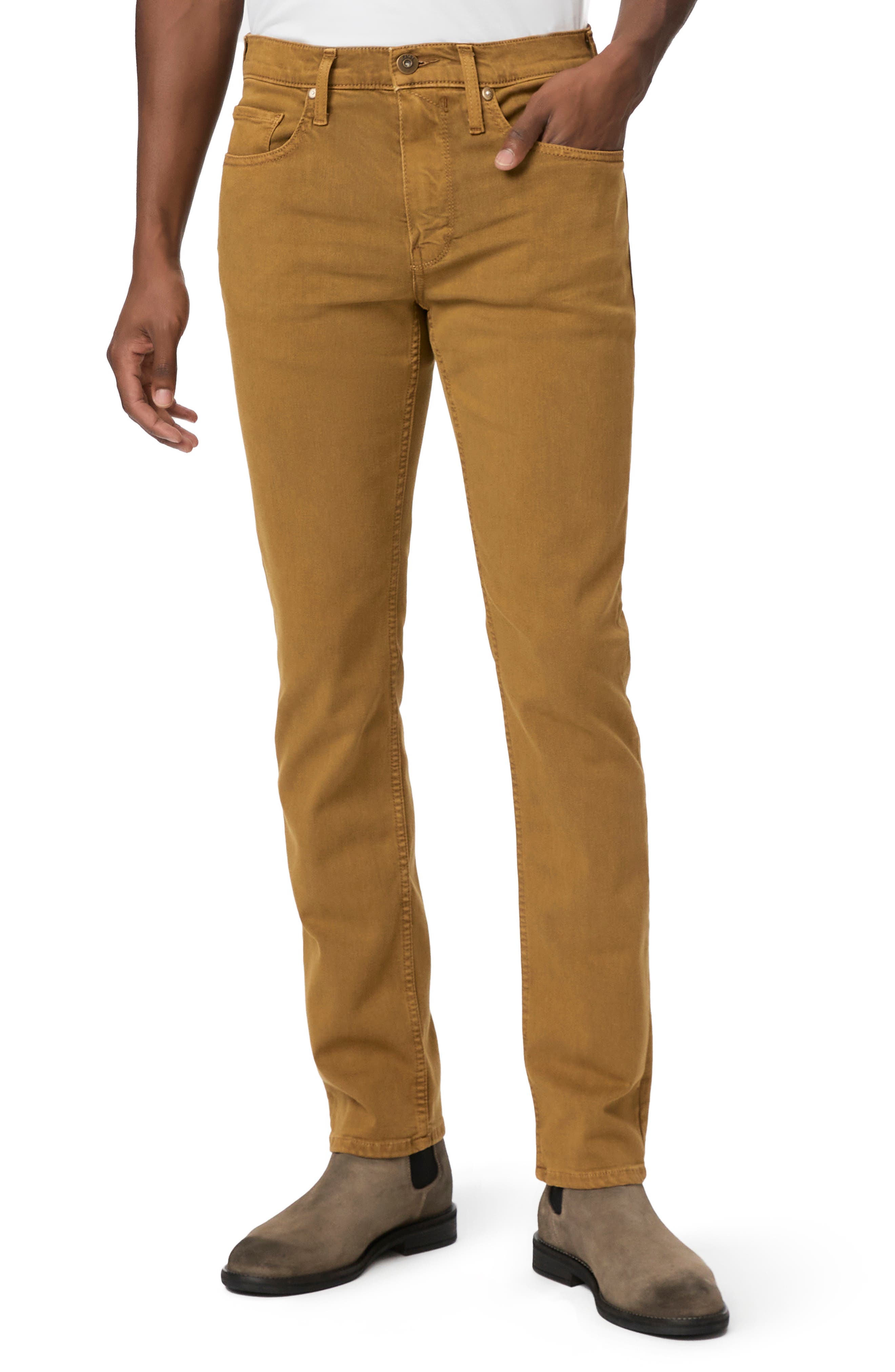 PAIGE Transcend Lennox Slim Tapered Leg Five Pocket Pants
