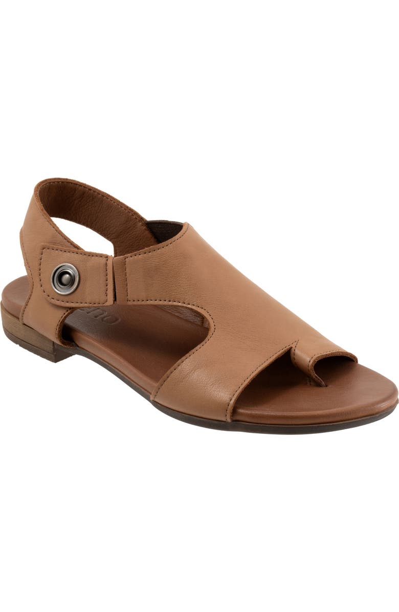 Bueno Tessie Toe Loop Sandal, Main, color, Walnut