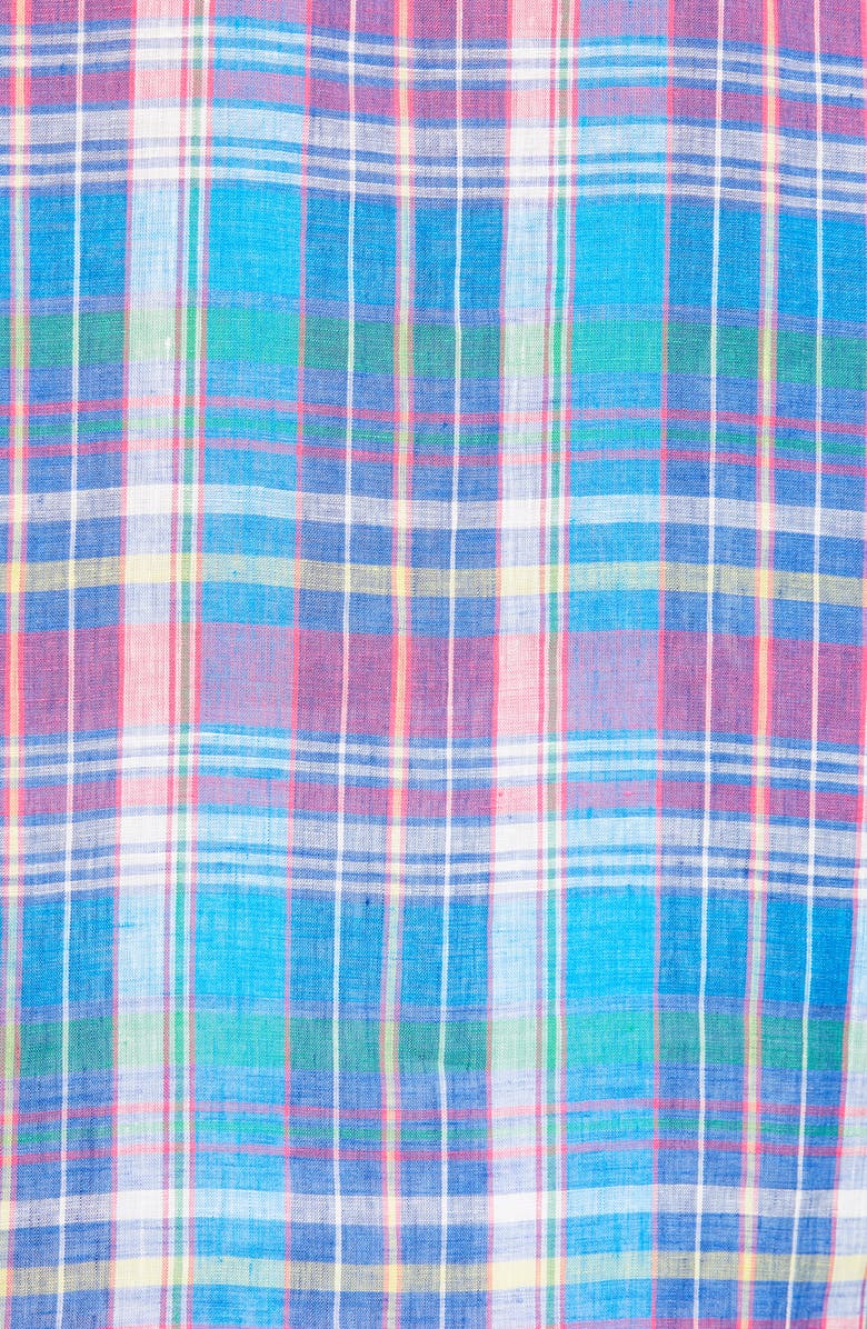 Frank & Eileen Plaid Linen Button-Up Shirt, Alternate, color,