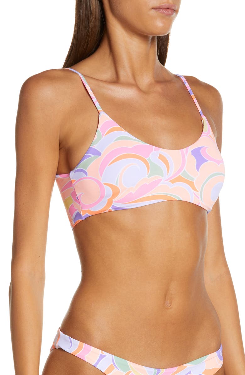 Maaji Pucchini Praia Reversible Bikini Top, Alternate, color, 