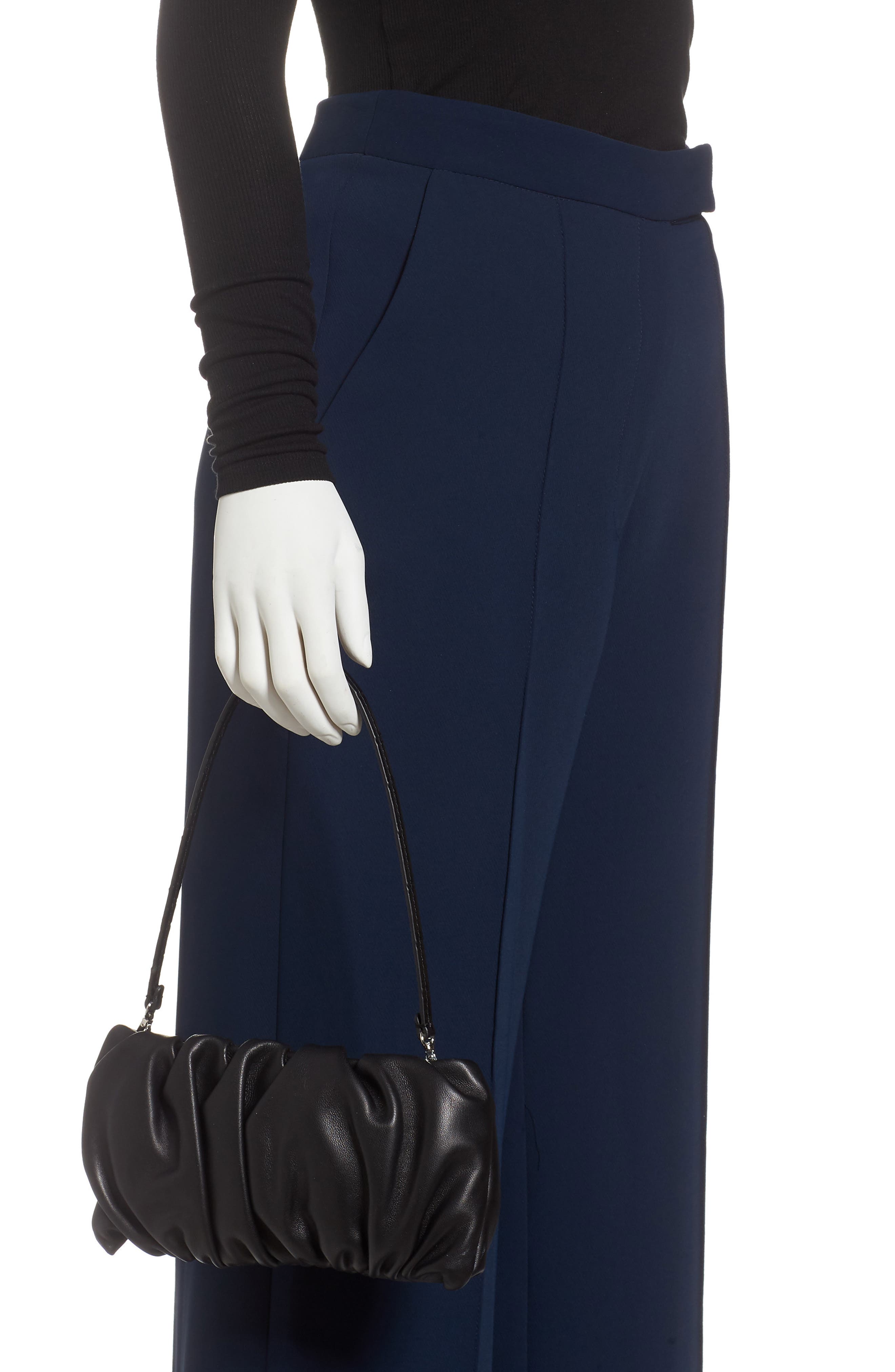 STAUD Bean Leather Clutch, Alternate, color, 