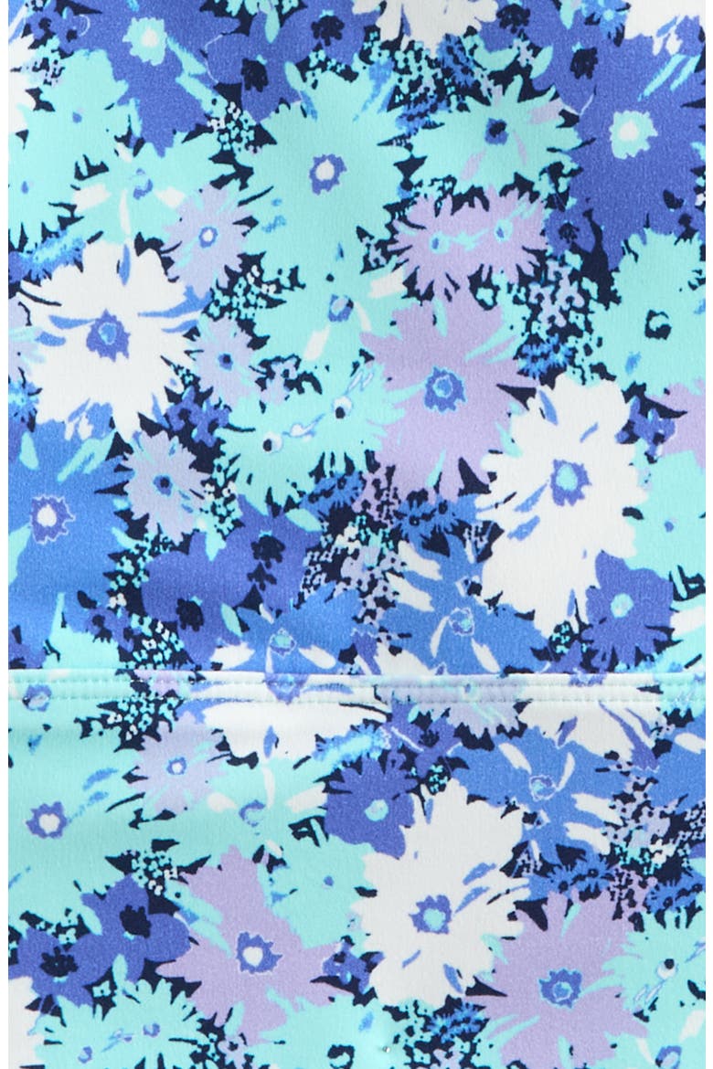 Kids' Strappy Seamless Bra, Alternate, color, BLUE PERSIA FLOWER BURST PRINT