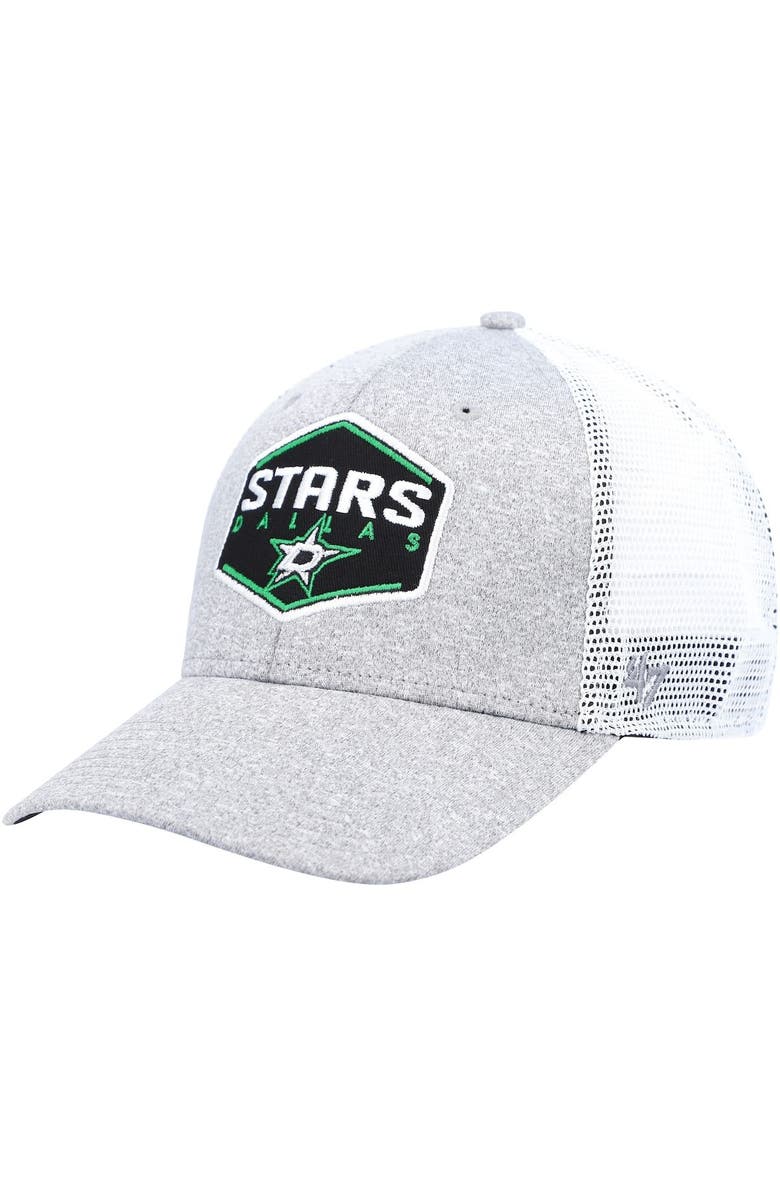 '47 Men's '47 Gray Dallas Stars Hitch Contender Flex Hat, Main, color,