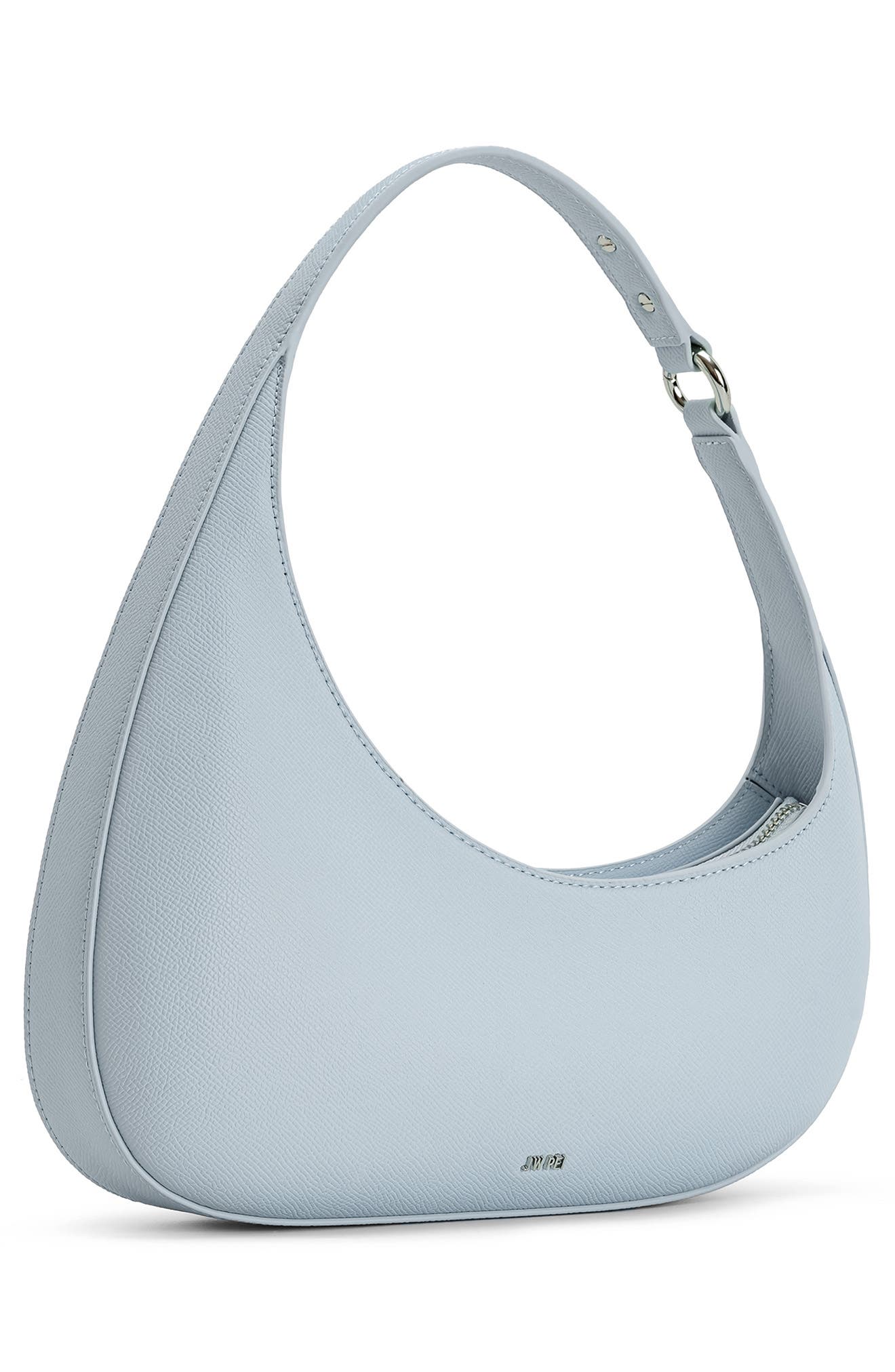 JW PEI Harlee Faux Leather Shoulder Bag, Alternate, color, Ice Blue