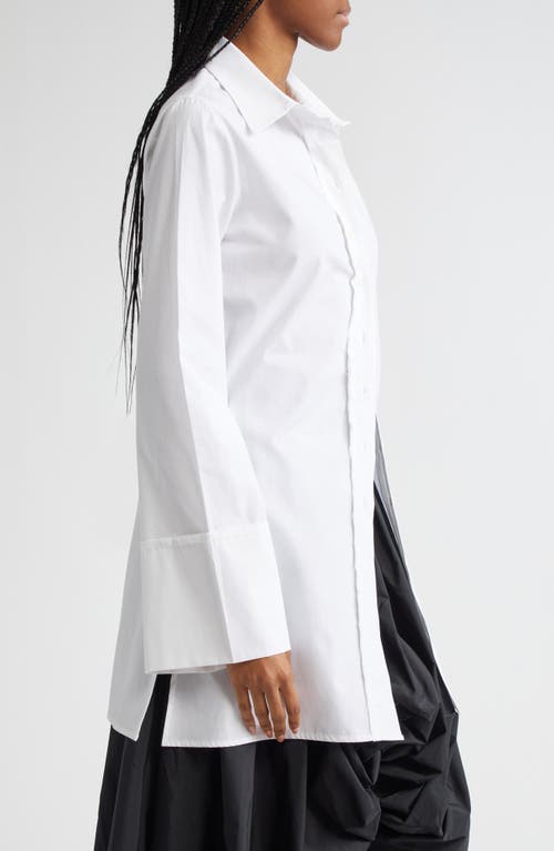 Renaissance Renaissance Olympia Button Up Shirt In White