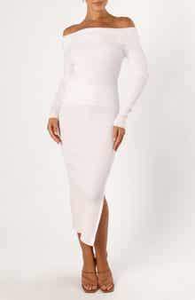 Petal & Pup Knit Off the Shoulder Top & Skirt Set