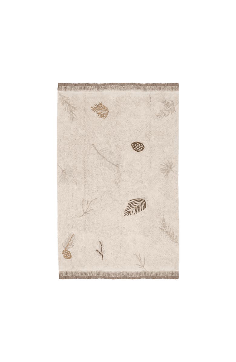 Lorena Canals Washable Rug Pine Forest, Main, color, Natural, Brown, Olive, Grey