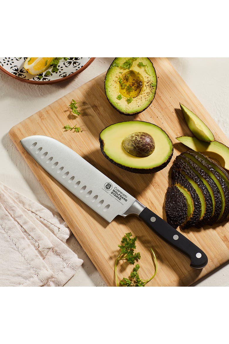 WOLFGANG STARKE 7" Santoku, Alternate, color, Black