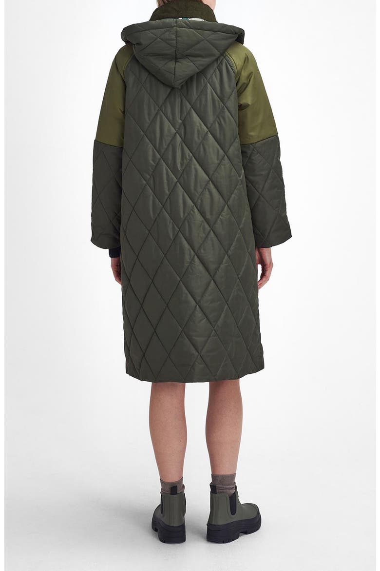 Cookston Quilted Coat with Removable Hood, Alternate, color, OLIVE/ ANCIENT