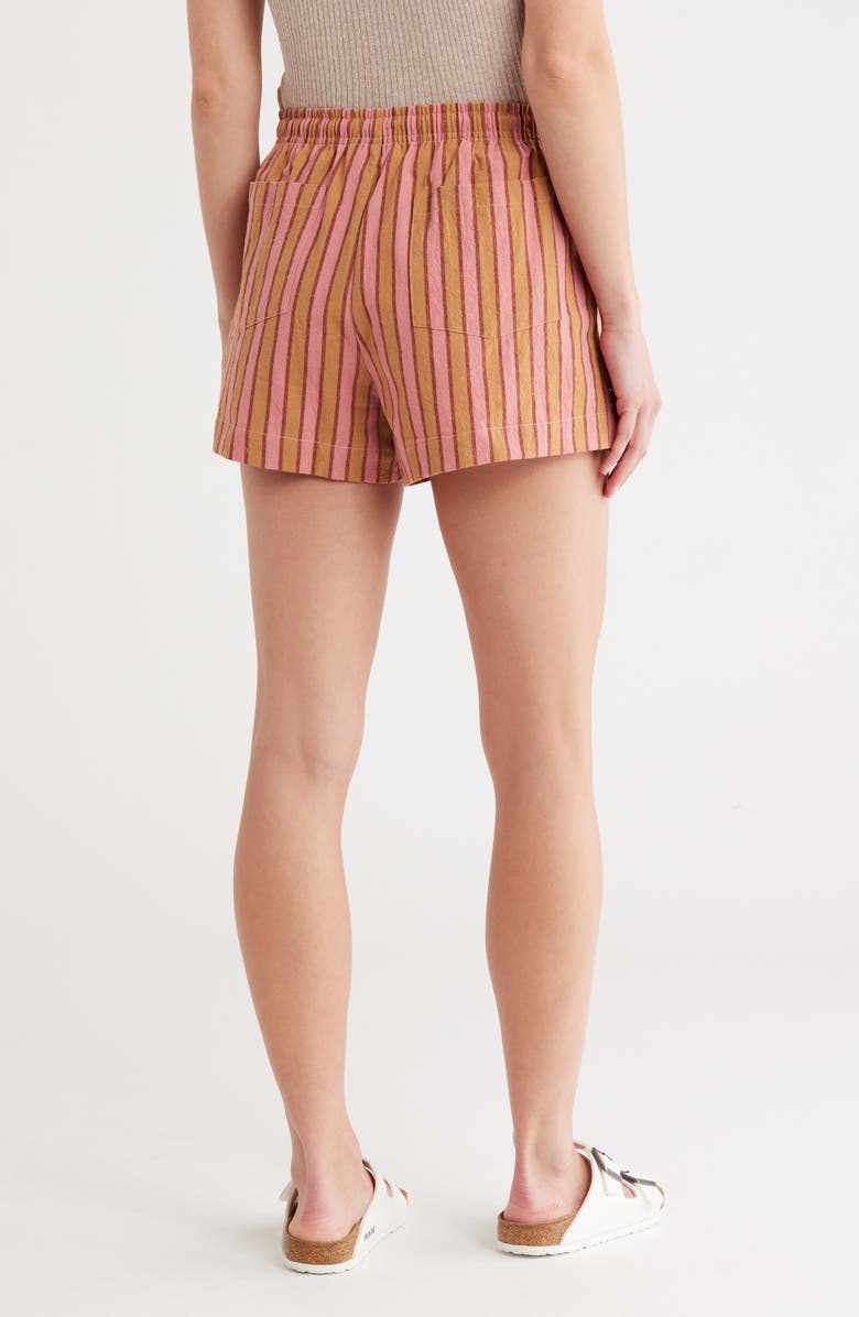 INTERNATIONAL DESIGNER Drawstring Cotton Shorts, Alternate, color,