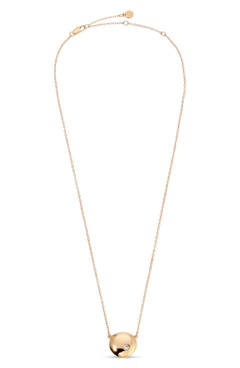 Skipping Stone Pendant Necklace