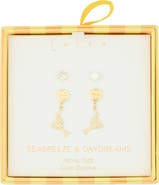 Leith Seabreeze & Daydreams Set of 2 Cubic Zirconia Lemon Drop Earrings