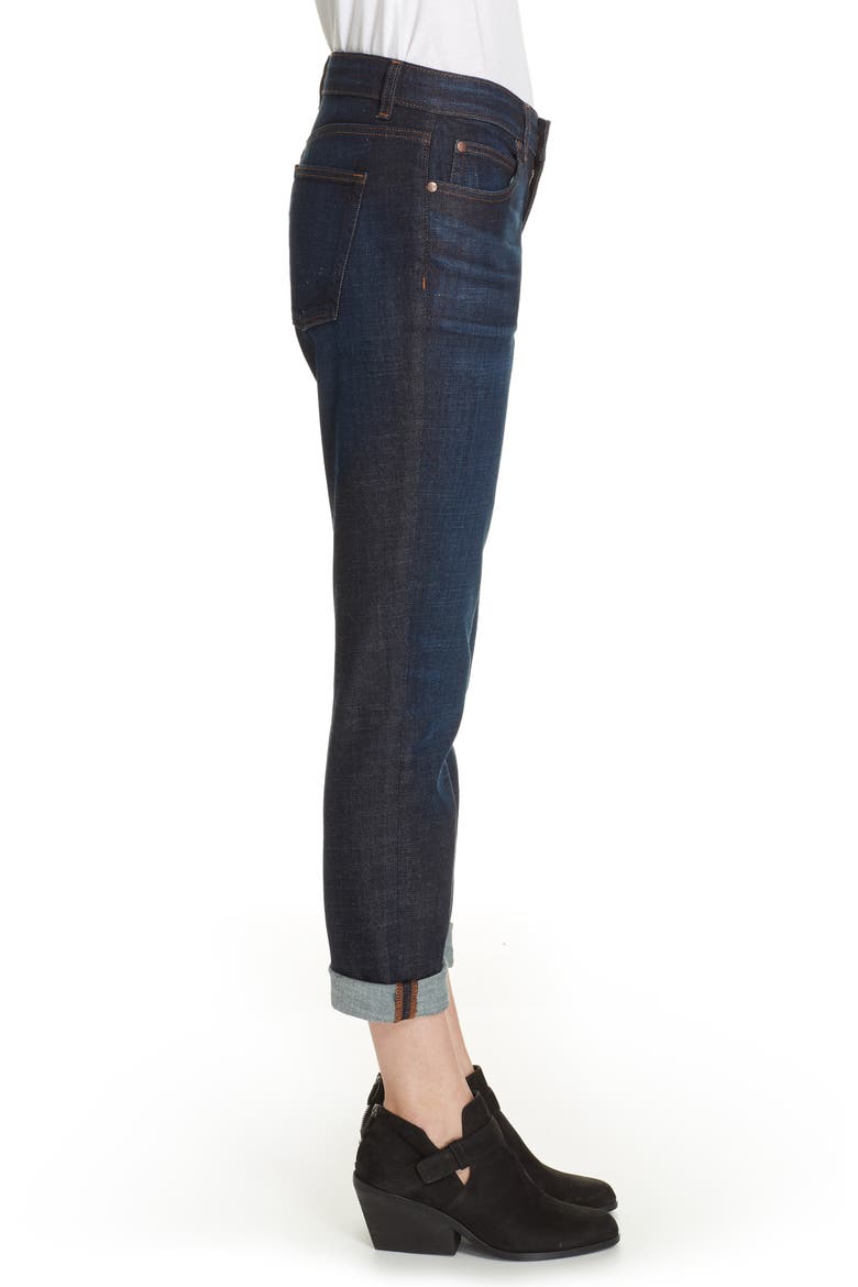 Organic Cotton Boyfriend Jeans, Alternate, color, UTILITY DENIM