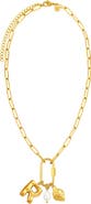 Petit Moments Carabiner Initial Necklace