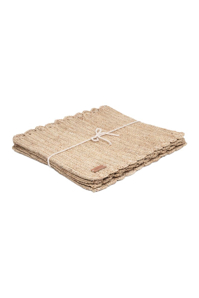 Fique Woven Placemat Set of 4, Alternate, color, Natural