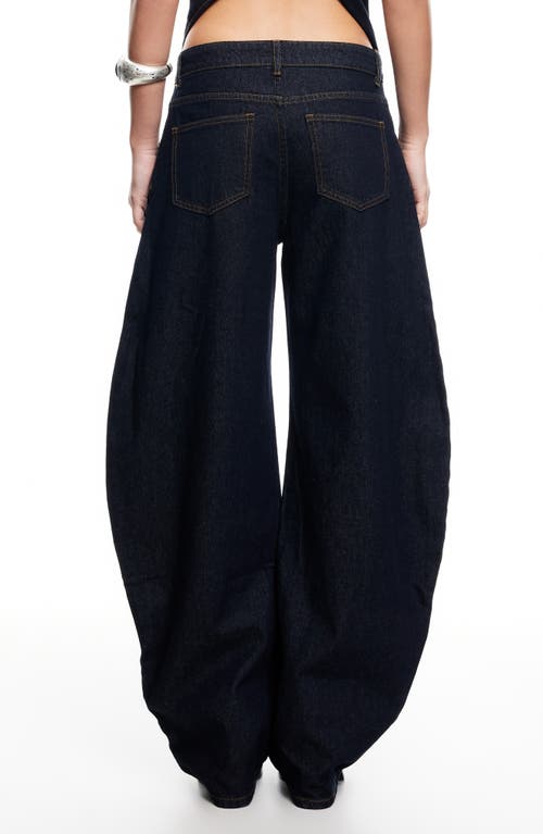 Shop Lioness Horseshoe Low Rise Barrel Leg Jeans