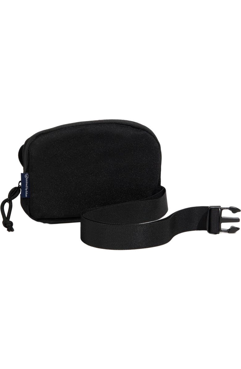 United By Blue (Re)volution 1L Belt/Sling Bag, Alternate, color, Black