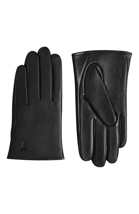Azel Leather Short Gloves