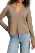 VELVET Cotton Slub Long Sleeve T-Shirt