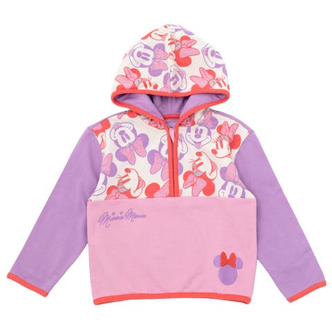 Minnie Mouse Fleece Quarter-Zip Hoodie