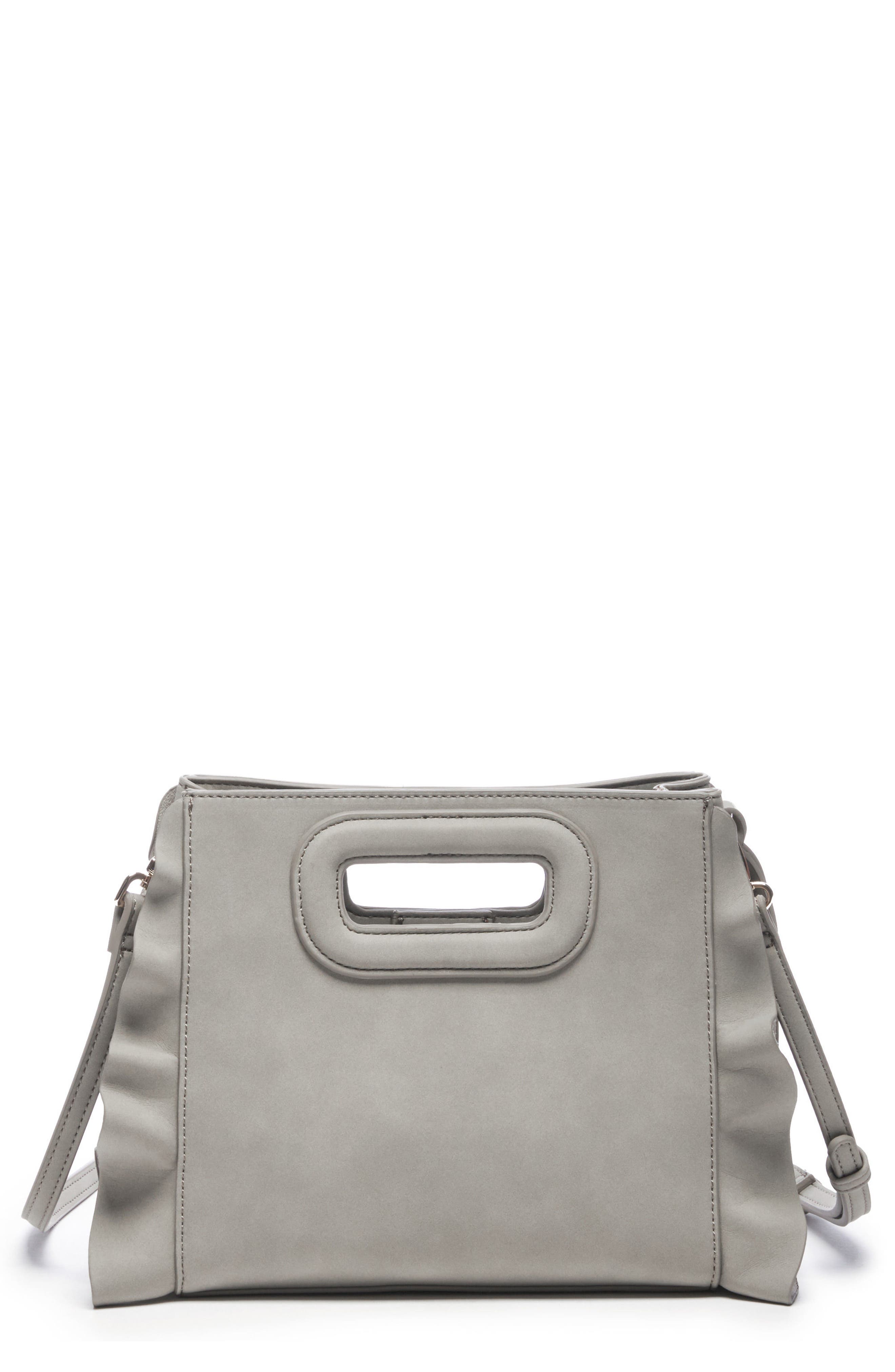 Sole Society Faux Leather Crossbody Bag, Main, color, 