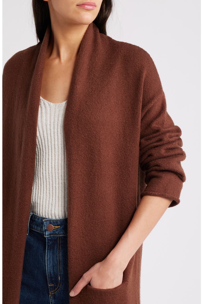 Duster Cardigan, Alternate, color, BROWN SOIL