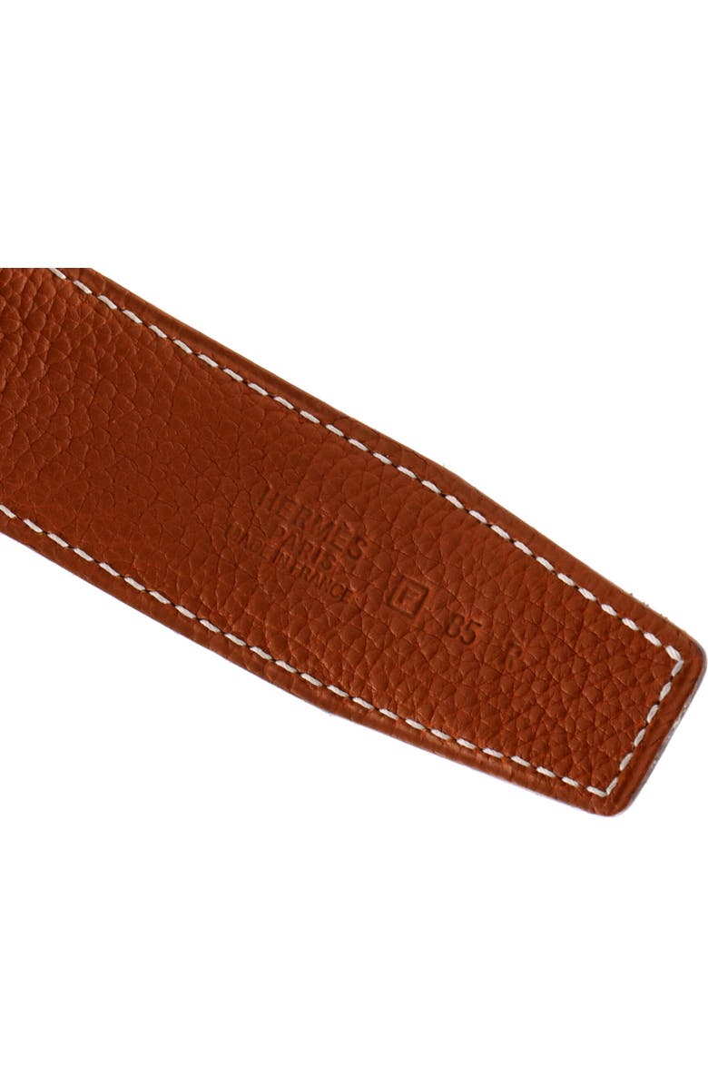 Pre-Owned Hermes Constance Reversible Belt Leather Medium, Alternate, color, Black