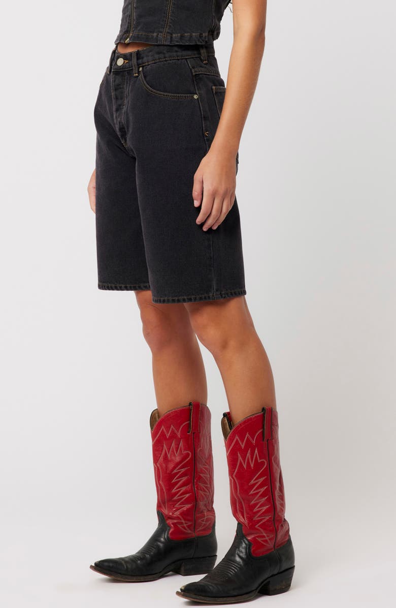 ABRAND '95 Cara Jorts, Alternate, color, Washed Black