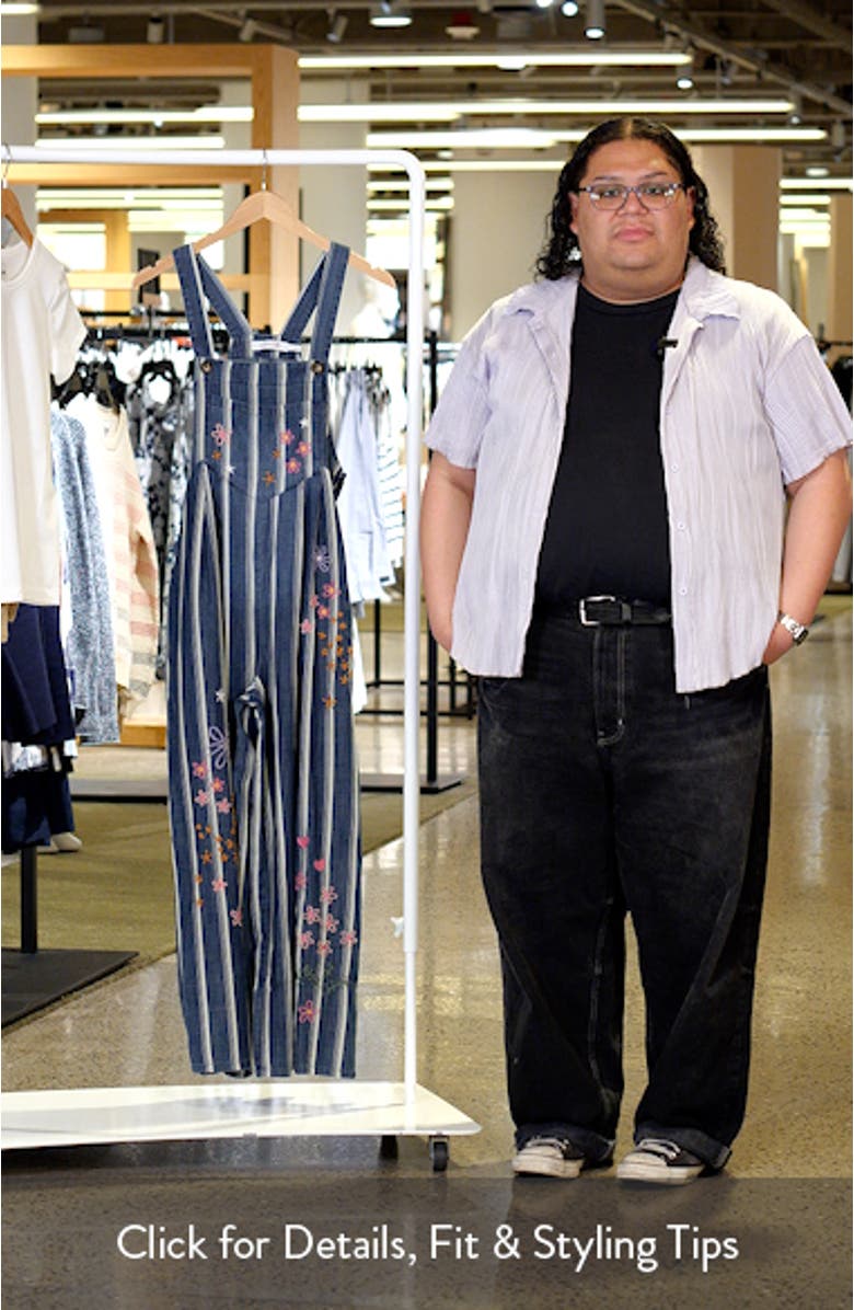 In Full Bloom Denim Overalls, sales video thumbnail