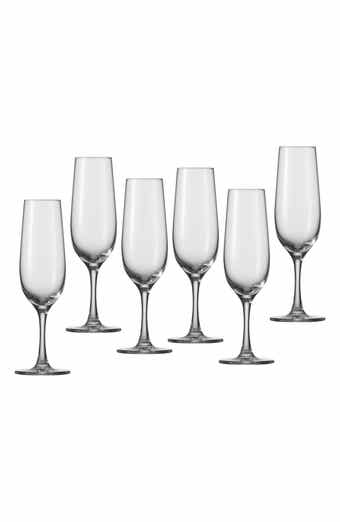 Schott Zwiesel Congresso Set of 6 Champagne Flute Glasses