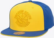 Mitchell & Ness Men's Mitchell & Ness Gold/Royal Golden State Warriors Color Pop Snapback Hat