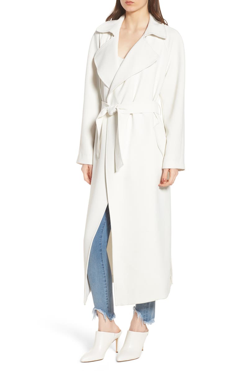 KENDALL + KYLIE Drape Trench Coat, Alternate, color,
