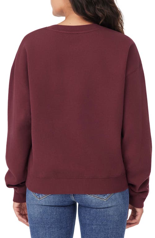 Kensie Easy Graphic Sweatshirt In Brown