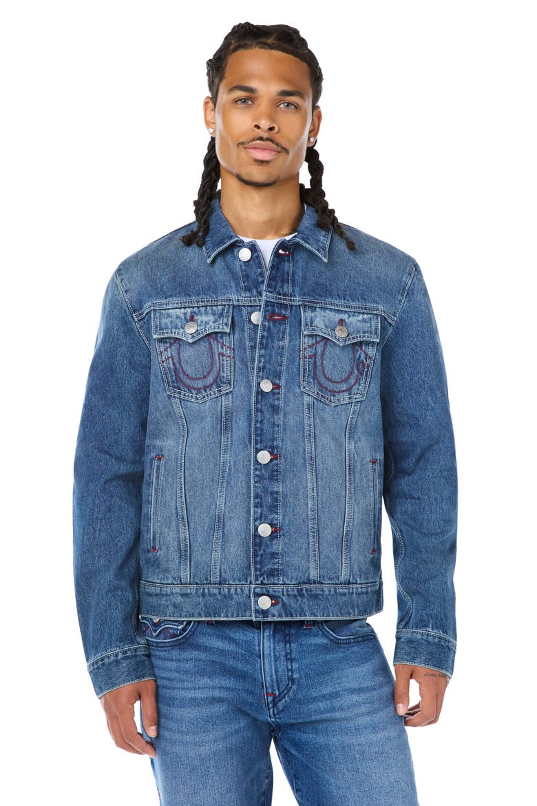 Jesse Winged Trucker Jacket, Alternate, color, MOODY LOUNGE
