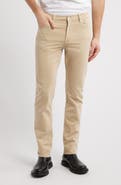 FRAME Modern Straight Leg Five-Pocket Twill Pants