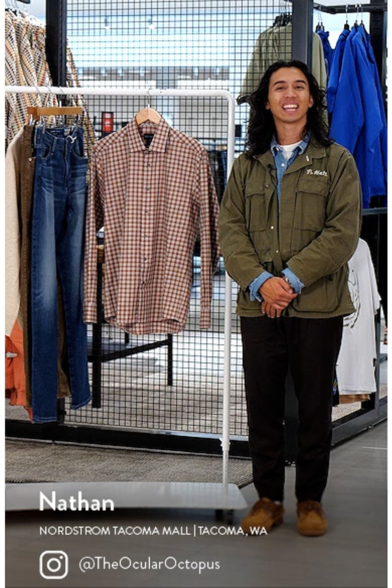 Exploded Check Mélange Button-Up Shirt video