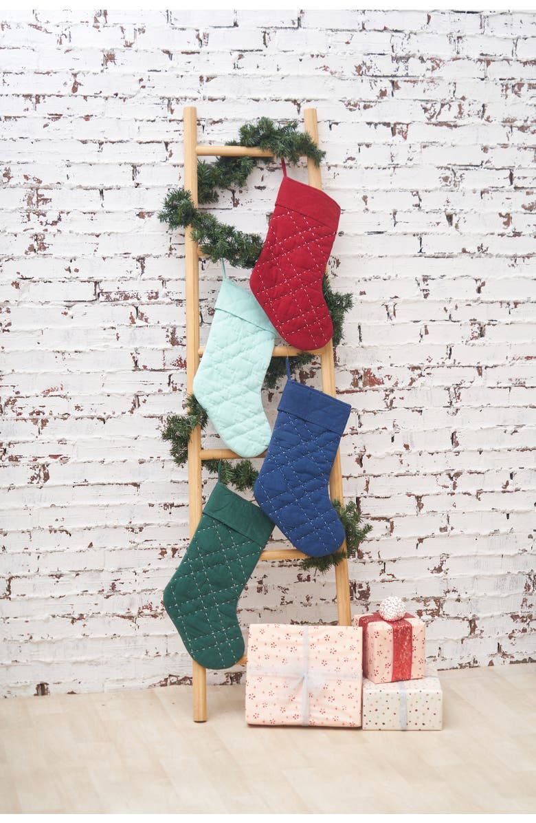 carol & frank Elliot Ruby Stocking, Alternate, color, Red