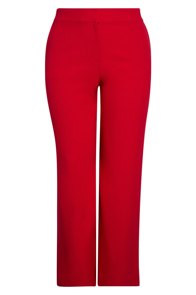 Wide Leg Career Pants, Main, color, LIPSTICK