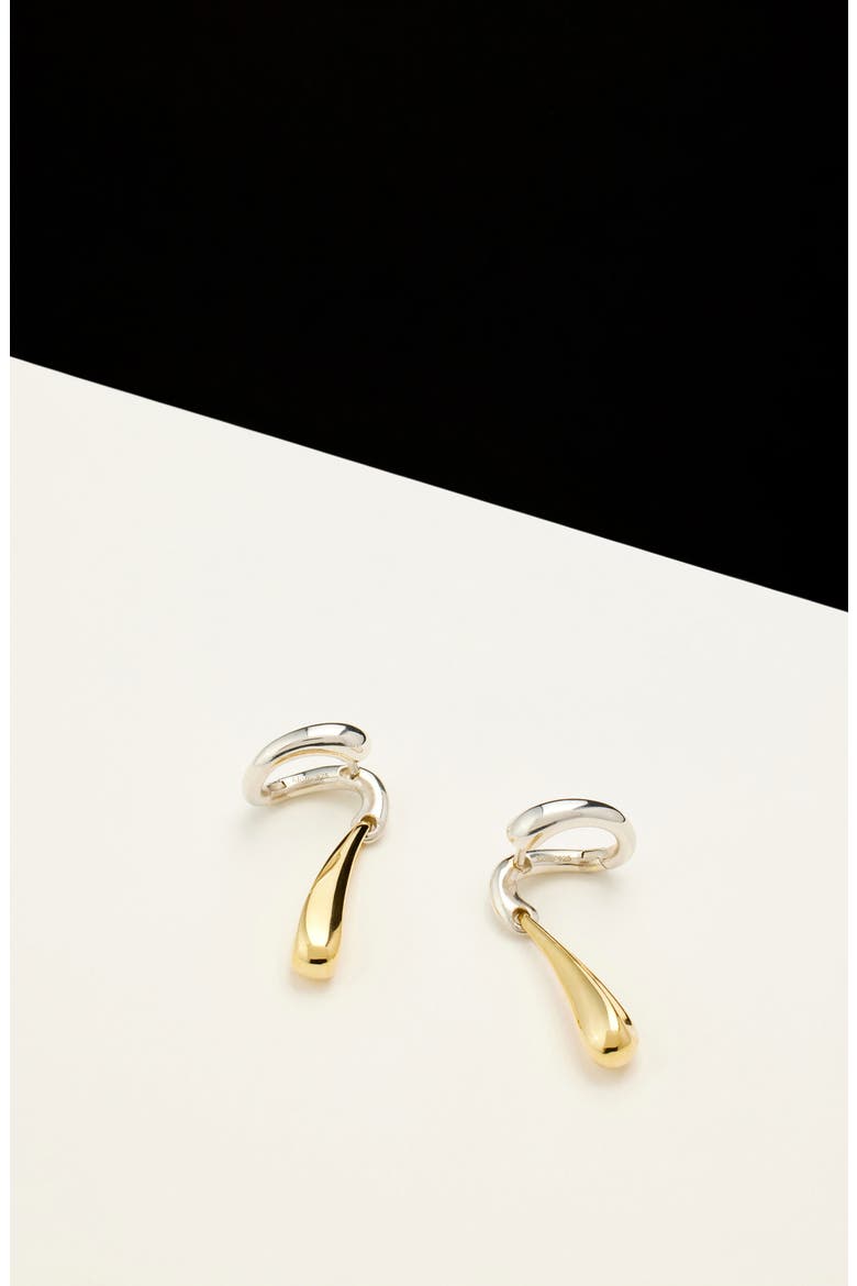 Moment Ear Jackets, Alternate, color, SILVER/GOLD