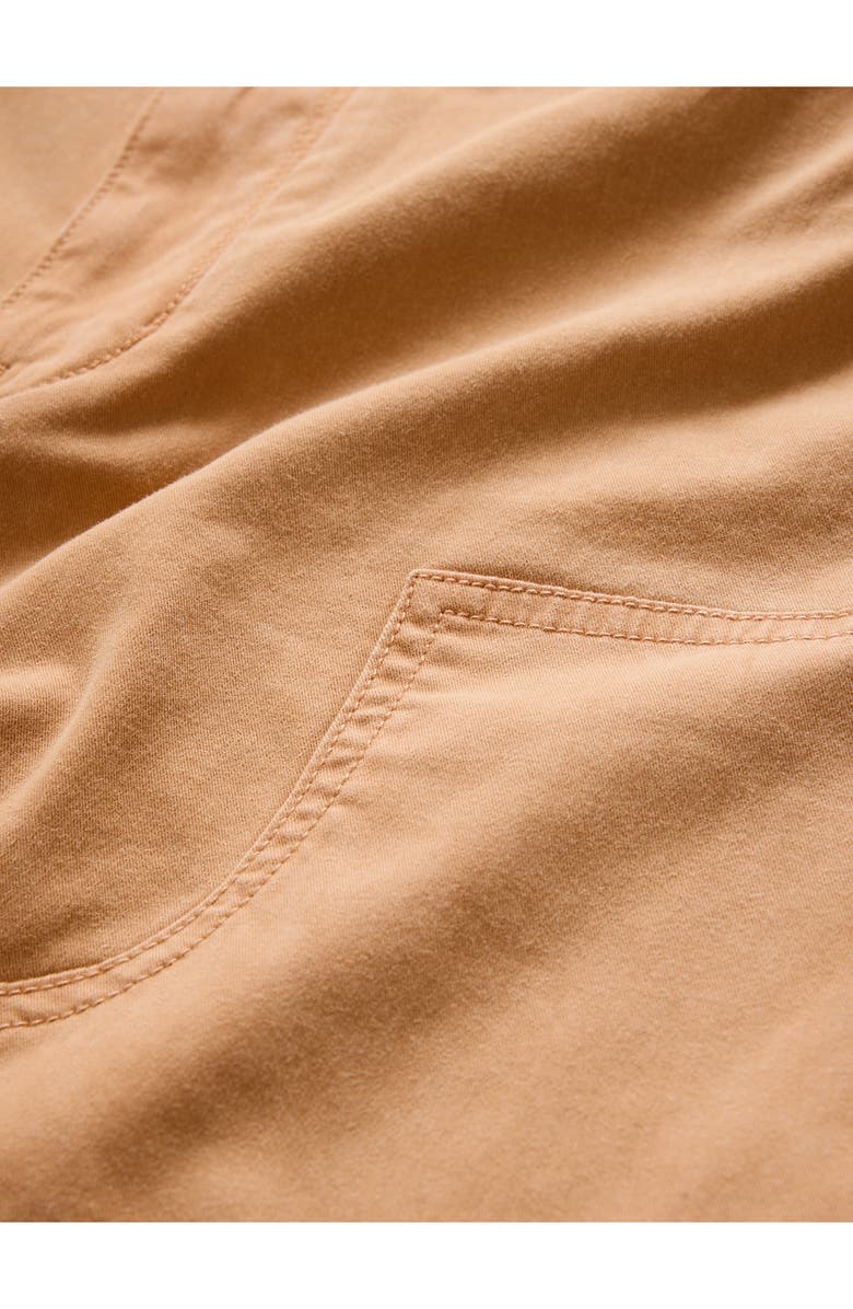 John Varvatos Jayden Seamed Stretch Cotton Shorts, Alternate, color, Copper