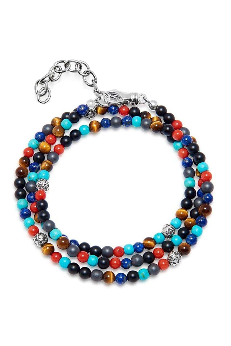 Mykonos Wrap Around Bracelet, Main, color, Blue Lapis