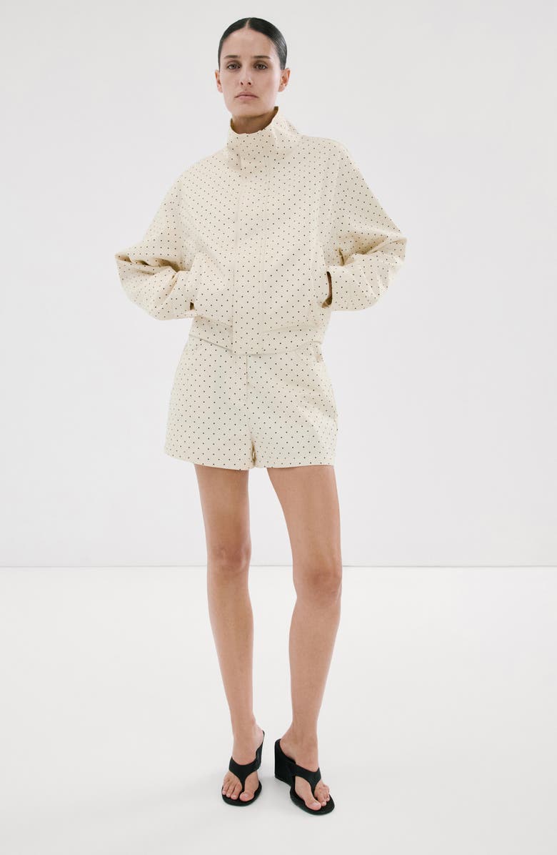 MANGO Chaqueta Dots Jacket, Alternate, color, Ecru