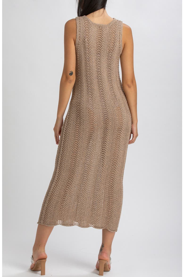 Sleeveless Knit Maternity Dress, Alternate, color, BROWN