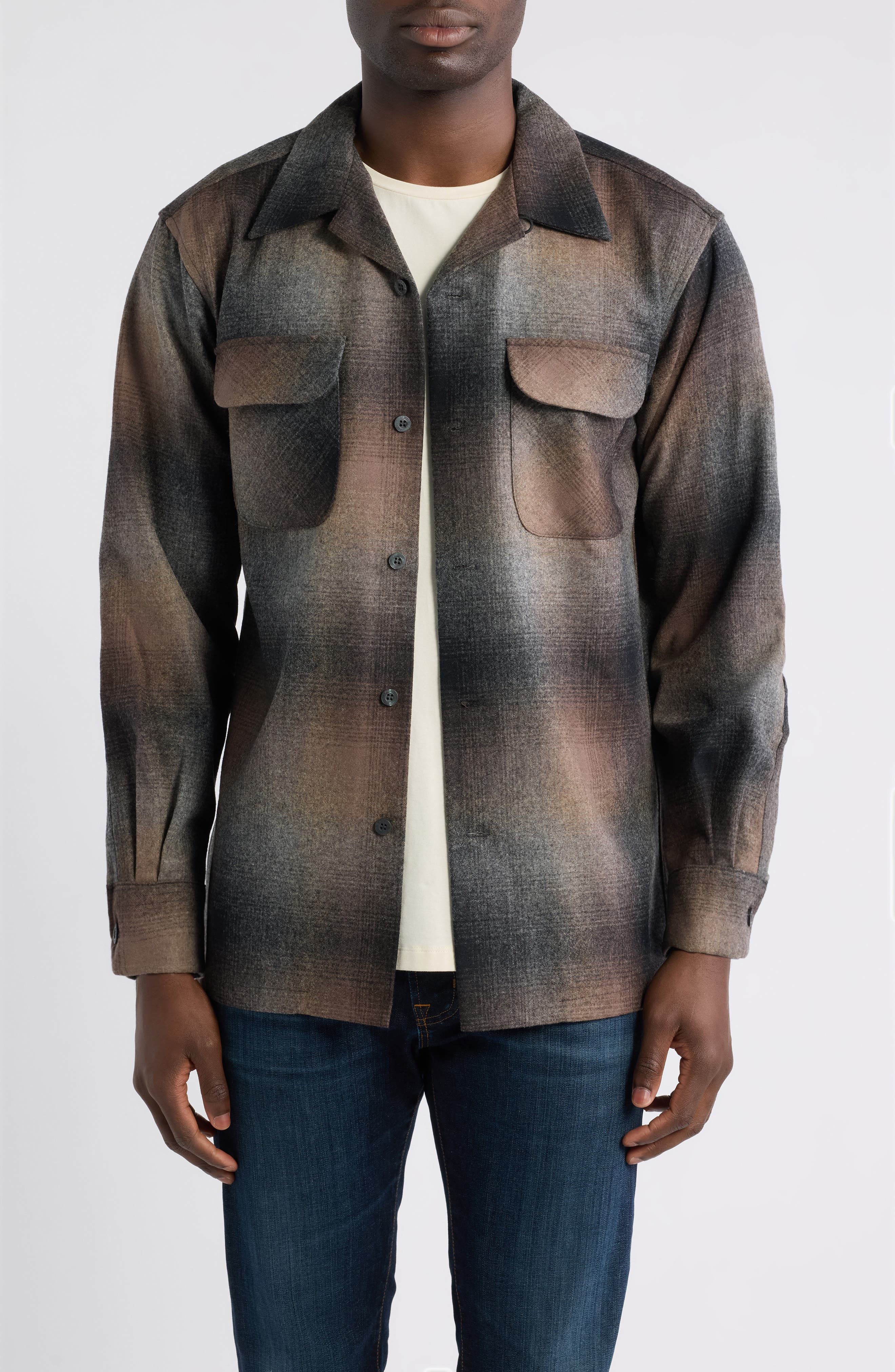 Pendleton Board Wool Shirt (Men) | Nordstrom