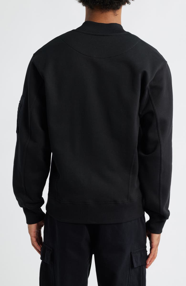 Alpha Industries MA-1 Fleece Jacket, Alternate, color, Black