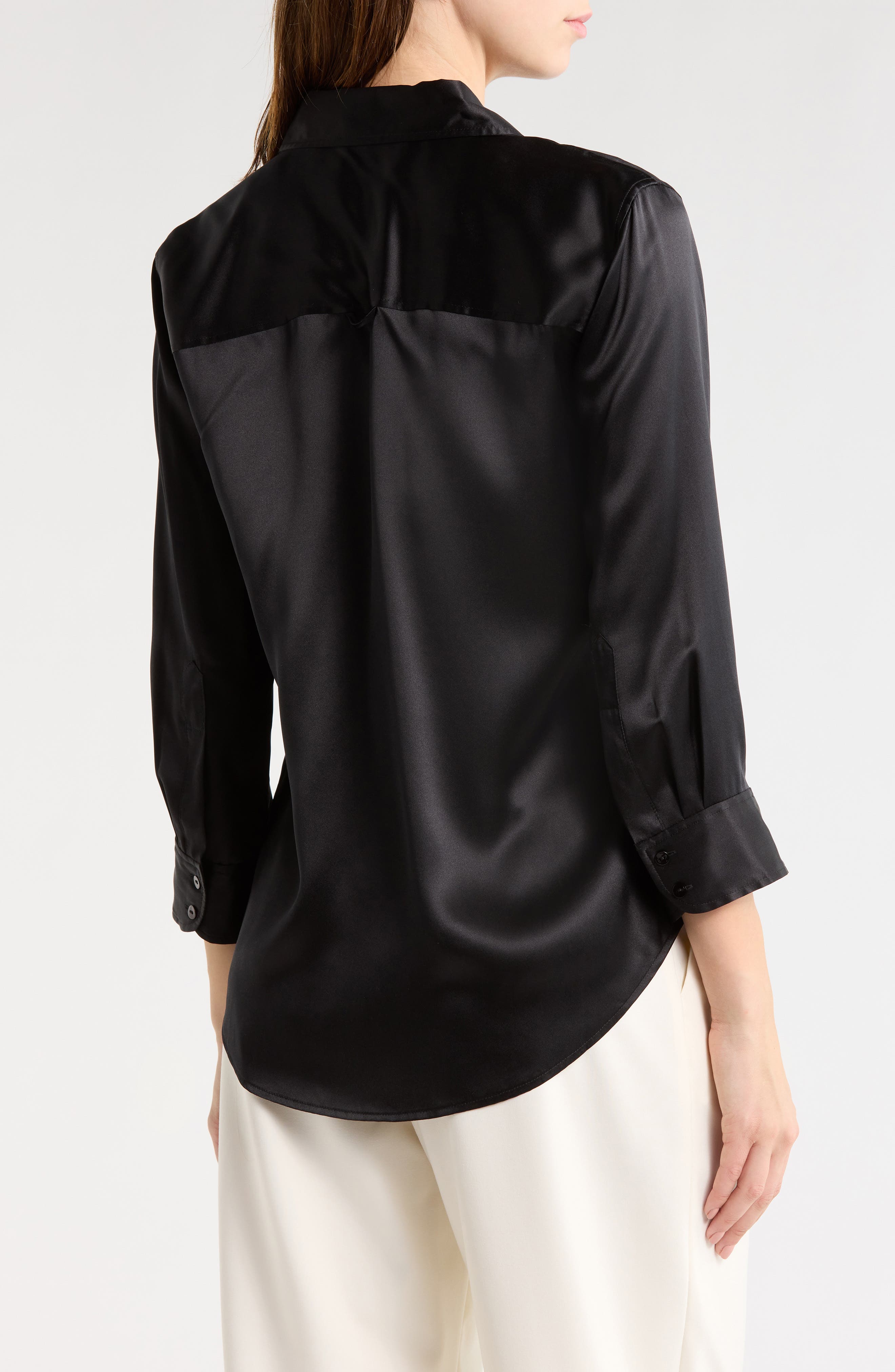 Dani Silk Charmeuse Blouse - image 2